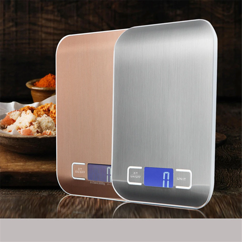 10 кг/1 г мини Кухня цифровой точная шкала электронные продукты питания весы Нержавеющая сталь весы, взвешивание весы сенсорный ЖК-дисплей Дисплей