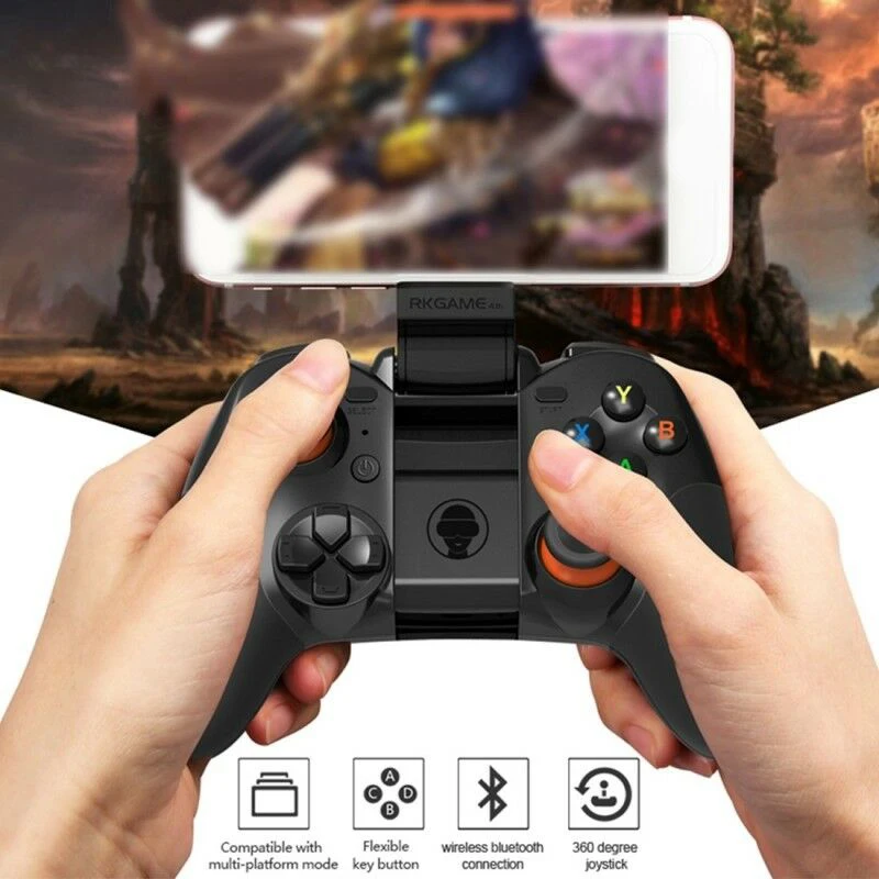 RKGAME 4Th Bluetooth геймпад мобильный джойстик беспроводной VR контроллер смартфон планшет ТВ ПК игровой коврик для IOS Android пульт дистанционного управления