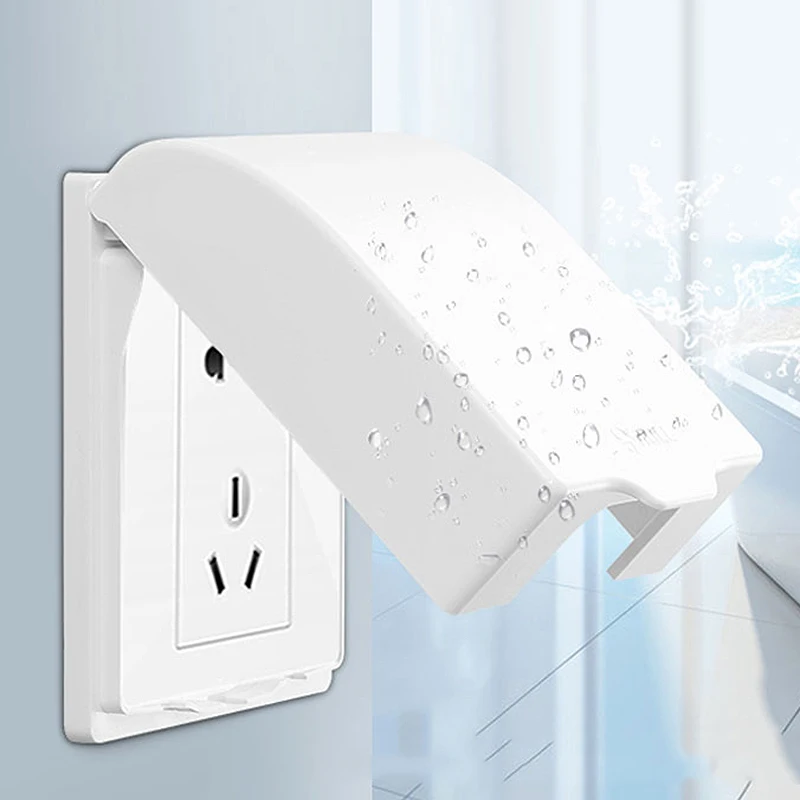 Plastic Wall Switch Waterproof Cover Box 86Type Wall Light Panel Socket Flip Cap