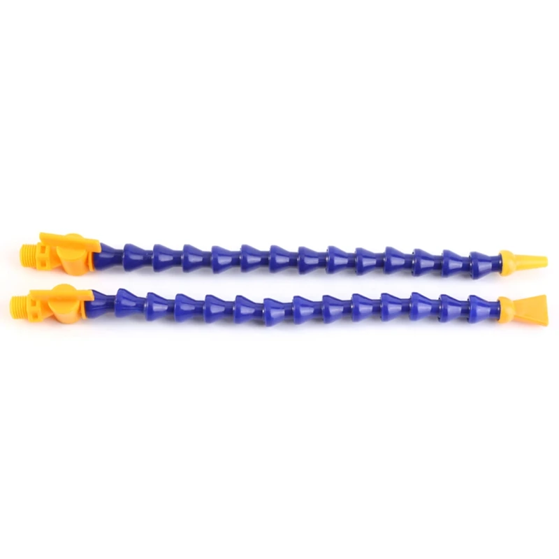 Promotion! 12Pcs Round Flat Nozzle Flexible Pipe Hose Lathe CNC Machine Flexible Water Oil Coolant Pipe Hose Hydraulic Engraving
