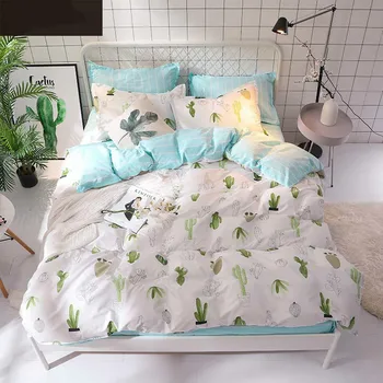 

Bedding Set Queen Size Plant Home Bedding Sheet Single Bed Bed Set Duvet Cover Bedding Set Queen Student Bed Sheets