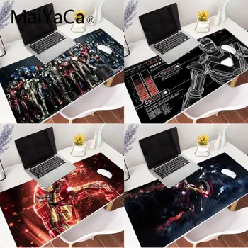 

MaiYaCa iron man Gamer Gaming Mouse pads mouse pad gamer mouse mat Large Keyboard Deak Mat for overwatch/cs go/world of warcraft