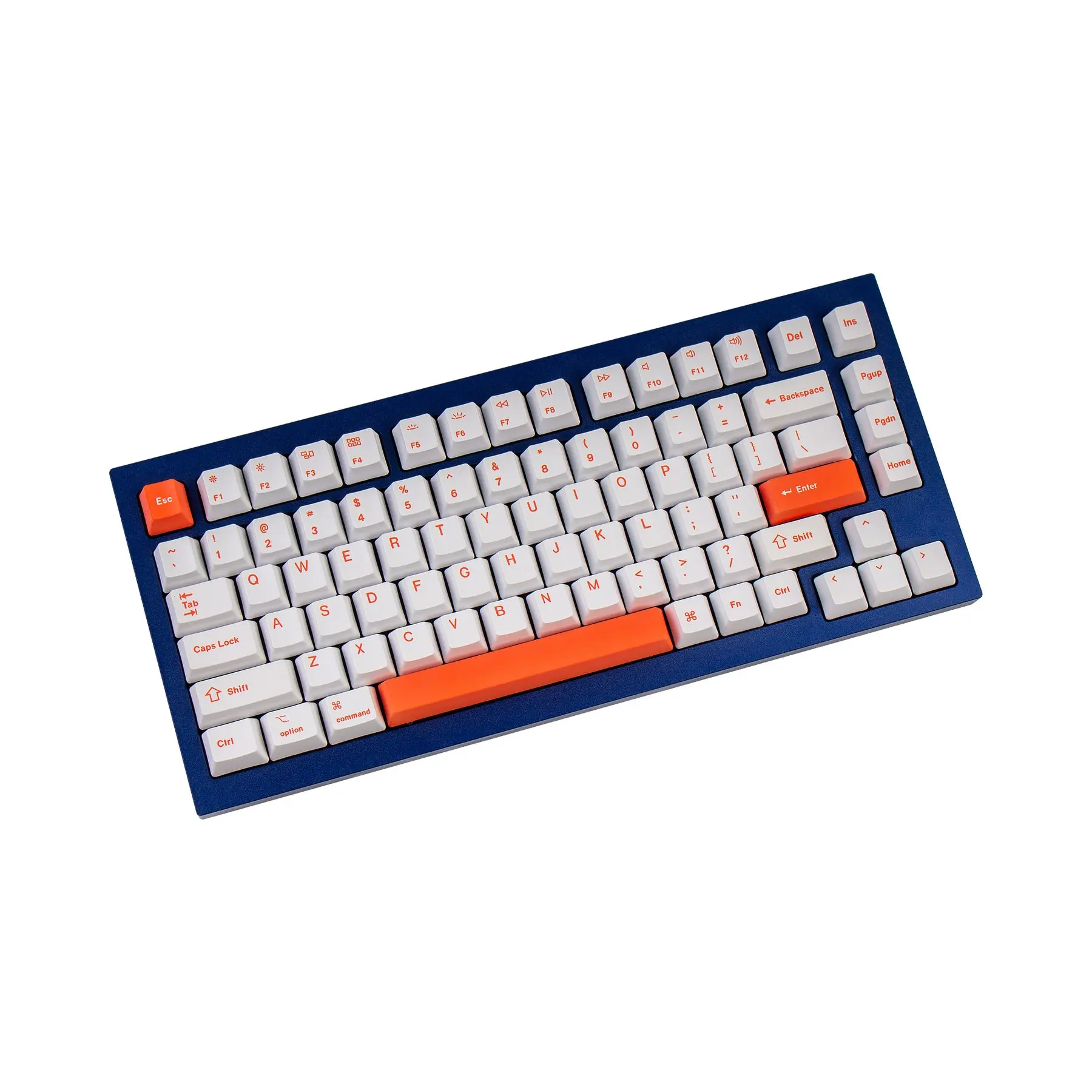 Keychron-tintura-sub Pbt Keycap Grupo Laranja q1 q2 k2 - Imagem 2