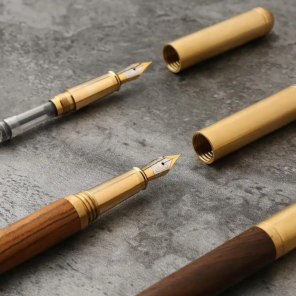 

Vintage 0.7mm Nibs Handcrafted Wood Fountain Pen Signature Writing Business Gift
