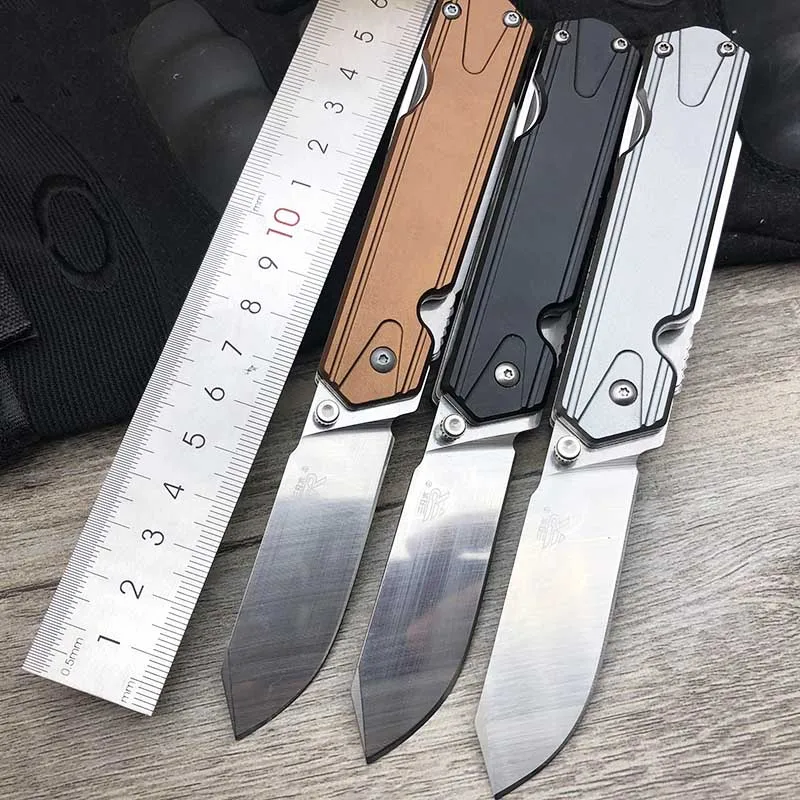 Sanremu-7117-Folding-Multi-Tool-Messer-12C27-Klinge-Aluminium-Griff-Outdoor-Camping-Jagd-Obst-Schneiden-Messer