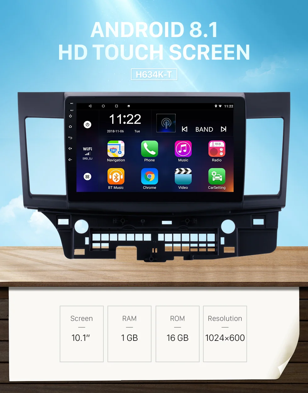 Best Seicane Car Android 9.0 HD 10.1" Radio HD GPS Navi Auto Stereo For Mitsubishi Lancer-ex 2008-2015 Head Unit Multimedia Player 0