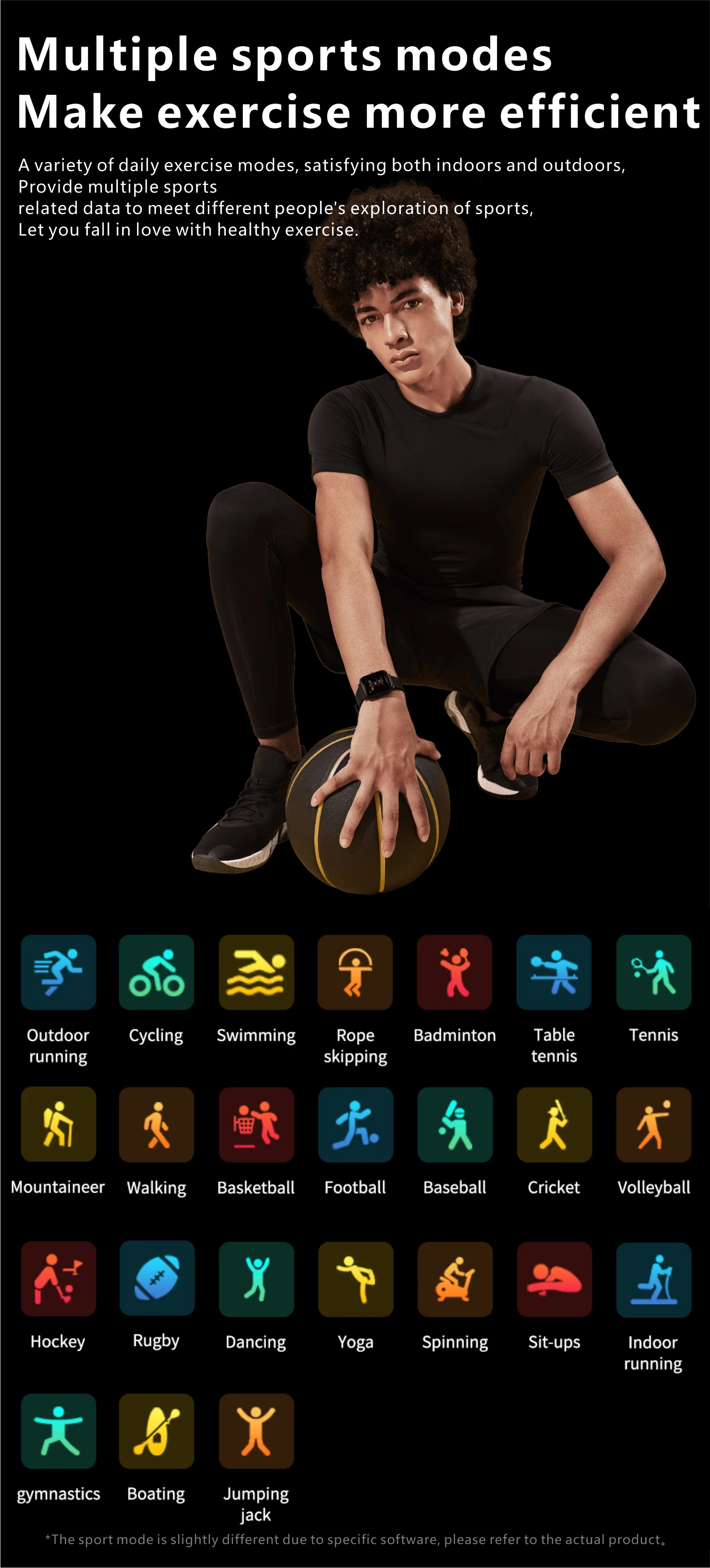 SENBONO New 2022 DIY Watch Face Sport Smart Watch Men IP68 Waterproof Heart Rate Blood pressure Women Smartwatch For Android IOS