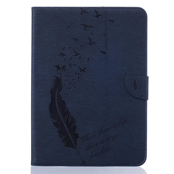 Для IPad Mini Чехол-книжка с подставкой из искусственной кожи чехол для Apple IPad MIni 1 Mini 2 Mini 3 защитный чехол для планшета с отделением для карт - Цвет: dark blue