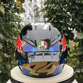 

2020 Motorcycle helmet women motorcycle helmet gp-r spoiler helmet personality four seasons full face men's helmet