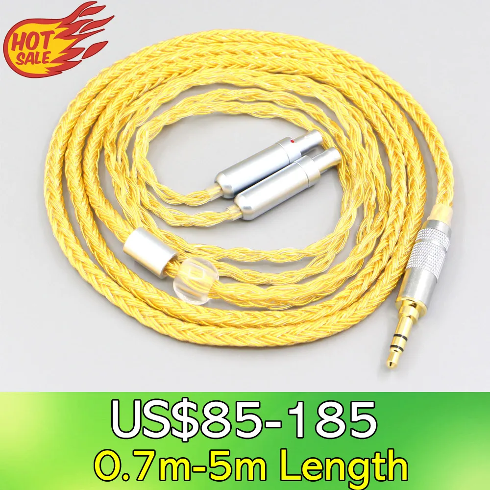 LN007376 16 Core OCC позолоченный кабель для наушников Sennheiser HD800 HD800s HD820s HD820 Enigma акустика