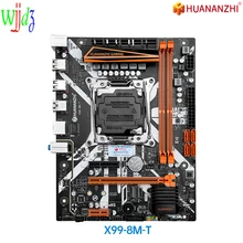 HUANANZHI – carte mère X99 8M T X99, Intel XEON E5 LGA2011 3, toutes séries, mémoire DDR3 RECC NON ECC, NVME USB, SATA, pour serveur et poste de travail 