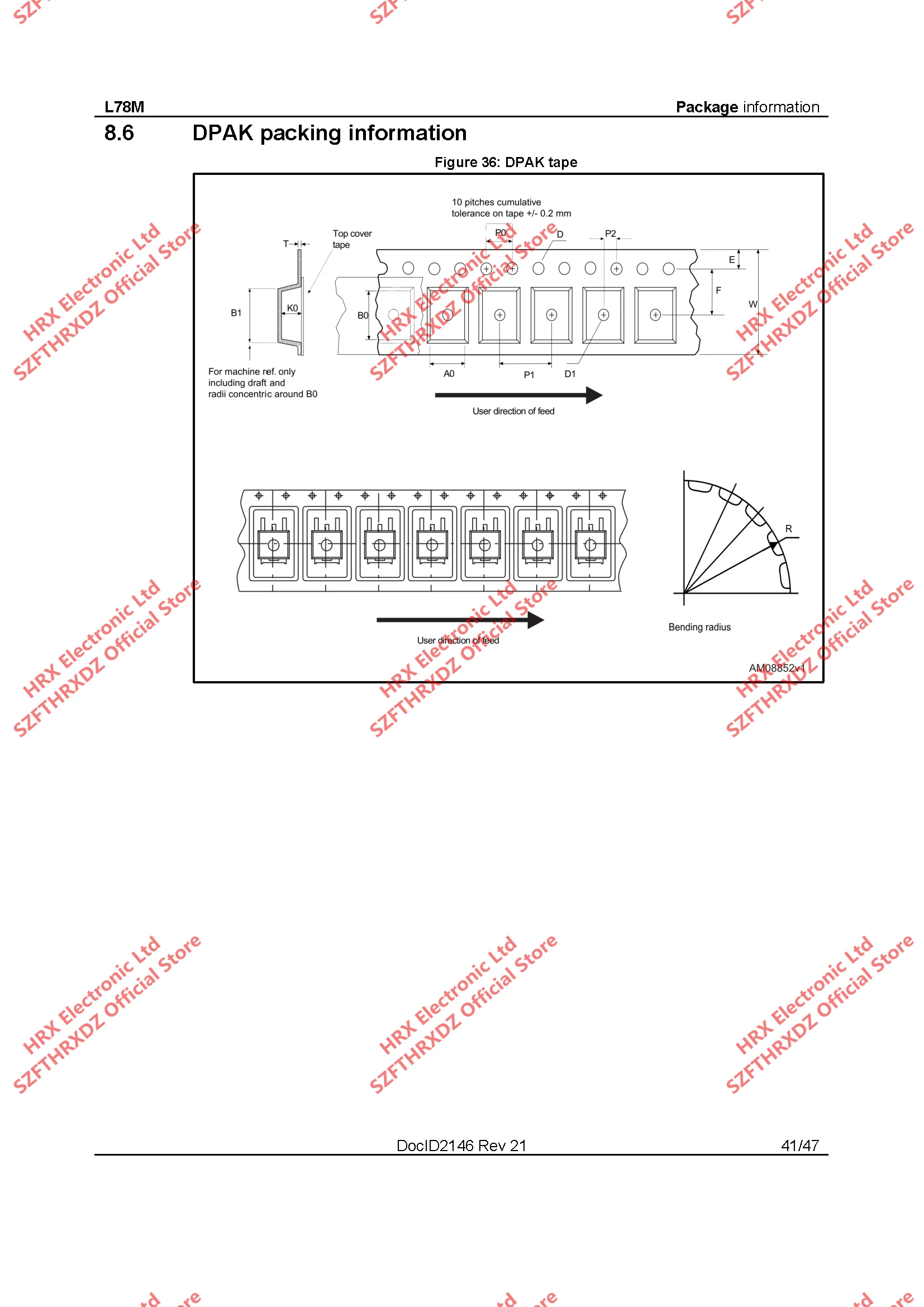 L78M05CDT-TR-252 78M05 TO252 DPAK линейного регулятора 5V 0.5A положительный 2500 шт./катушка(50 шт.-100 шт