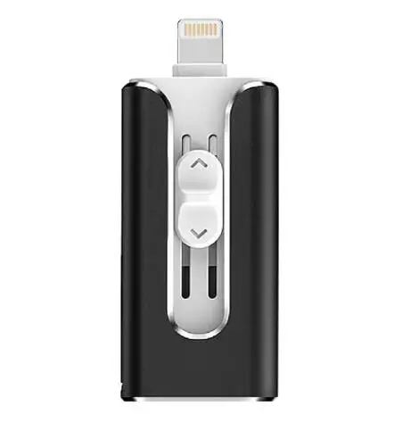 Черный 256 ГБ USB флеш-накопитель Micro 128 ГБ USB OTG Флешка 64 ГБ для iPhone iPad iPod Redmi huawei телефон карта памяти USB Flash 3,0 - Цвет: Черный