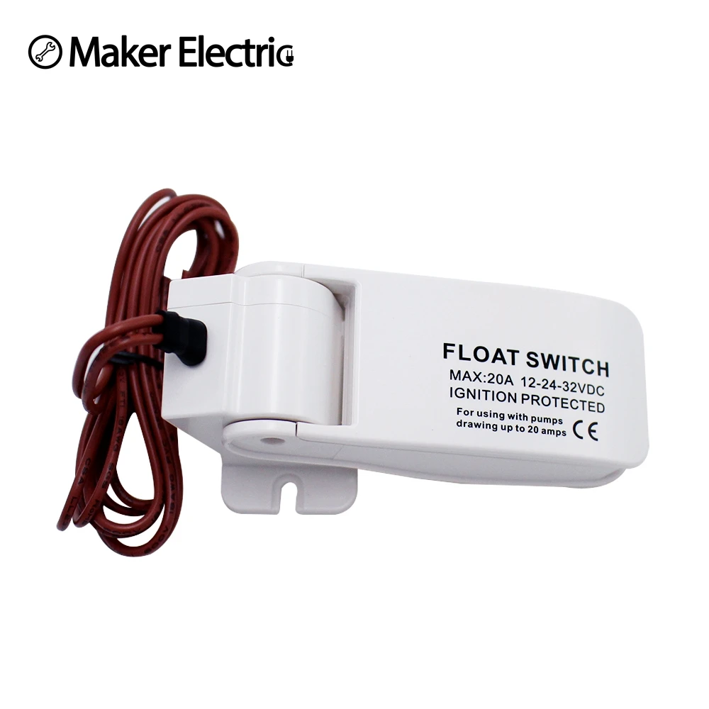 Free Shipping Automatic Electric Bilge Switch DC 12V 24V 32V for bilge pumps boat pump flow sensor Water Pump Float Switch