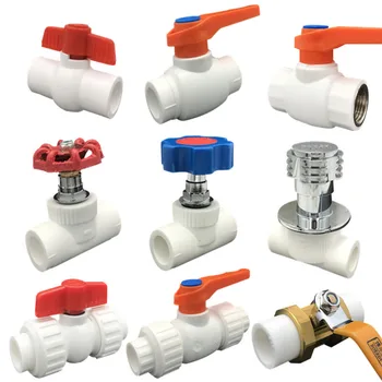 

Ppr valve faucet joint heating hot melt switch 20 25 32 plumbing fittings