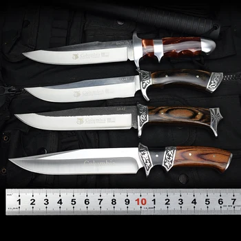 

Outdoor Portable Knife Outdoor Portable Fruit Straight Knife Man Vs. Wild Military Knife Tactical Hunting Integrated Steel Knife