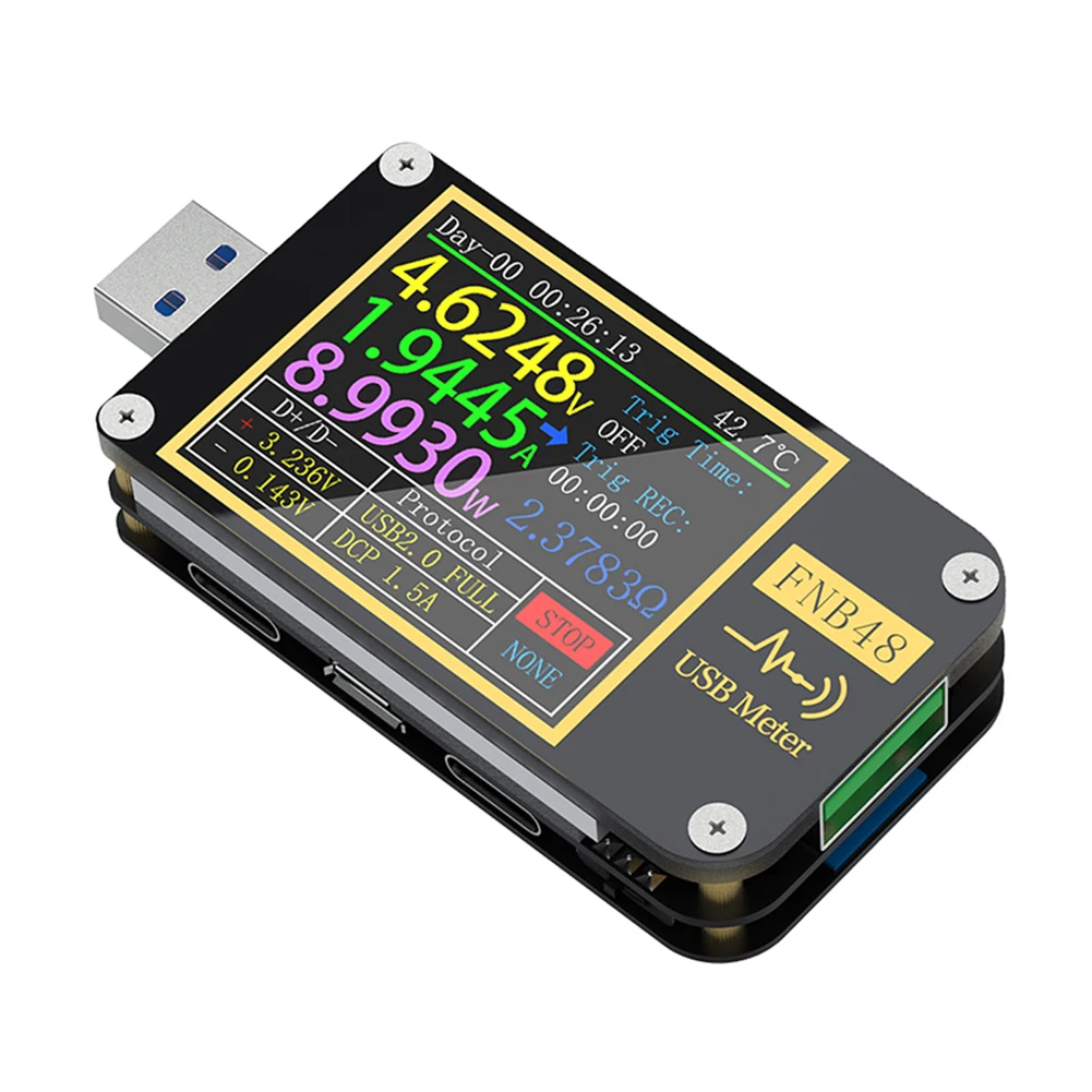 FNIRSI-FNB48 USB Voltage Current Tester Meter Multifunctional Fast Charging Power Detection Analyzer Testing Tool |