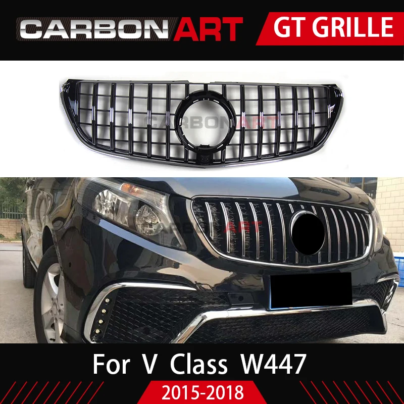 Вертикальная решетчатая решетка V Class GT для Mercedez W447 MPV автомобильная Передняя
