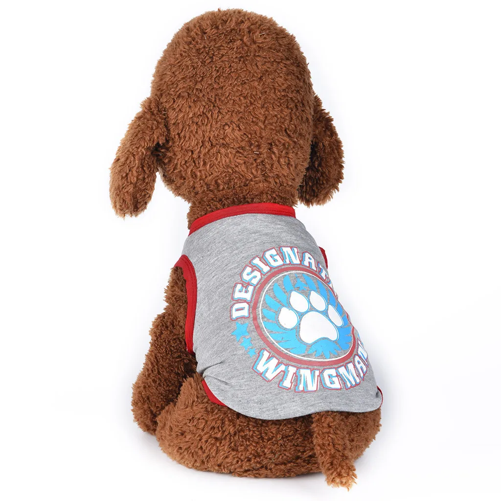 Fashion Claw Pattern Pet Vest Summer Breathable Comfortable Dog Cat Clothing