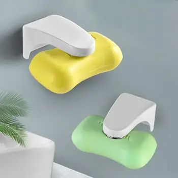 

Magnetic soap holder soap box free perforated soap holder drain soap holder bathroom toilet soap box