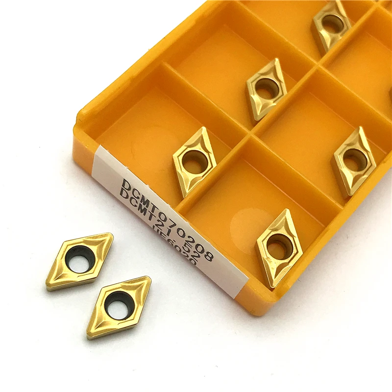 DCMT070204 DCMT070208 Carbide Inserts Internal Turning Tool CNC Turning Insert Cutting Lathe Tool turning tool
