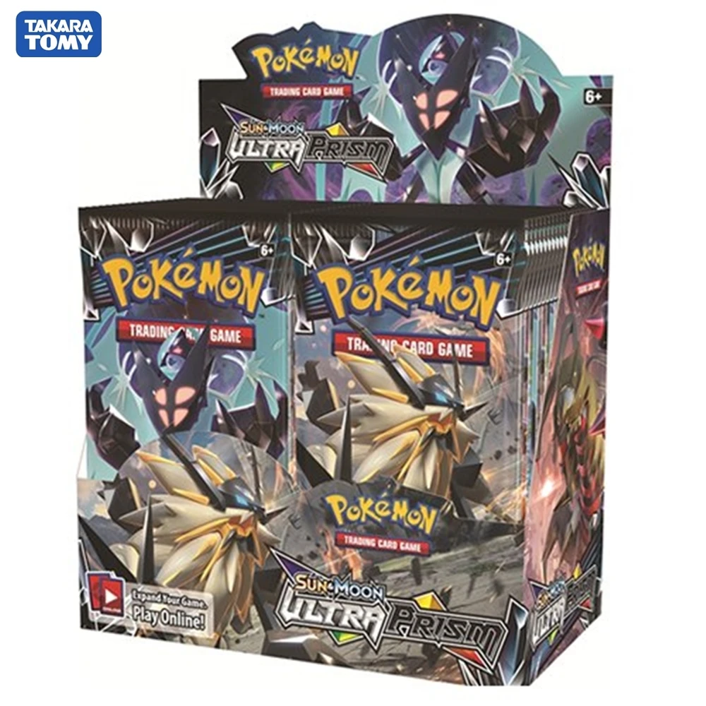 324 шт./кор. Карты Покемон TCG: серия Sun &amp Moon Booster Box Коллекционная торговая карточная