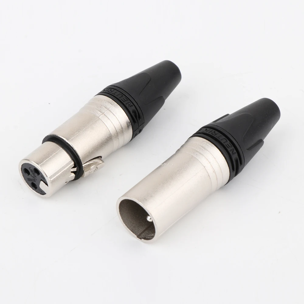 Hifi Neturik 3-контактный XLR штекер и гнездо для микрофона аудиокабель штекеры разъемы
