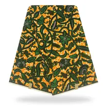 Стиль Африканский хлопок Принт Анкара высокого качества настоящий воск 6 ярдов мягкий Dtuch воск для вечерние платья Y90902-6