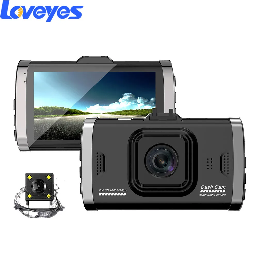 

New Hidding Driving Recorder Dual-lens DVR Vehicle-mounted USB Monitoring Hidden Reversing Image Dash Cam Front and Rear T685+