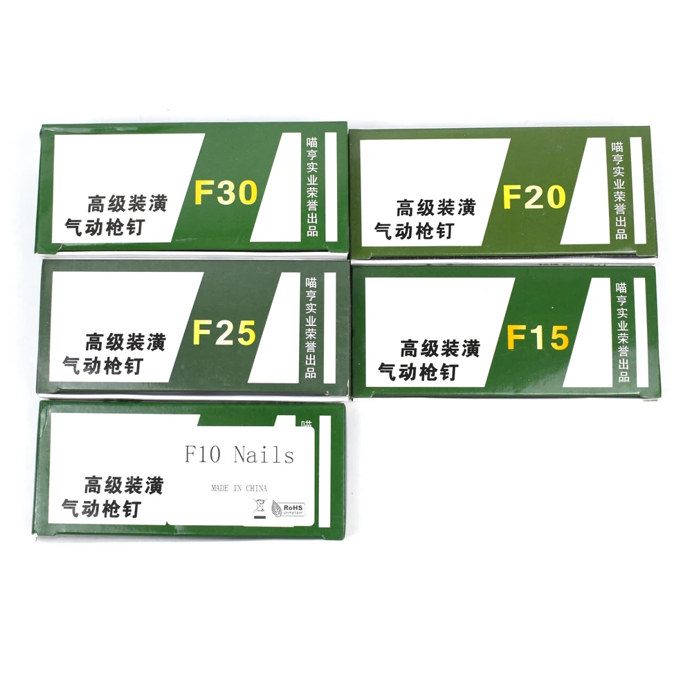5000Pcs F30 Nail Straight Brad Nails For Electric Nail Gun Air Nails Gun Furniture Woodworking Tool 5