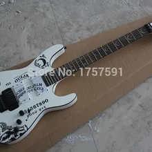 Стиль KH-2 OUIJA Ограниченная серия Кирк хэмметт подписи белая электрогитара