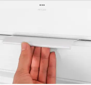 

Hidden White Drawer Pulls Hardware Cabinet Handle Aluminium Alloy Kitchen Closet Door Knobs and Cupboard Furniture Handles
