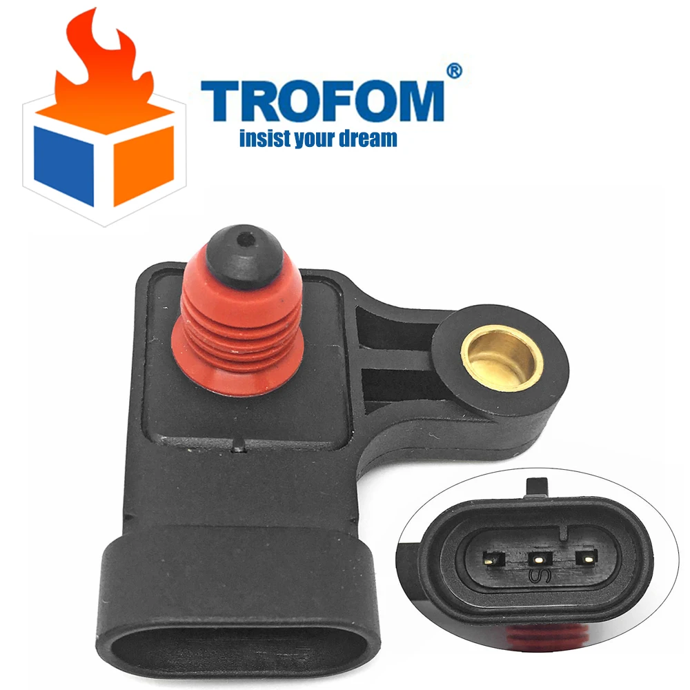 Датчик абсолютного давления в коллекторе для CHEVROLET AVEO KALOS LANOS DAEWOO 1 4 6 16V 96330547 ADG074207