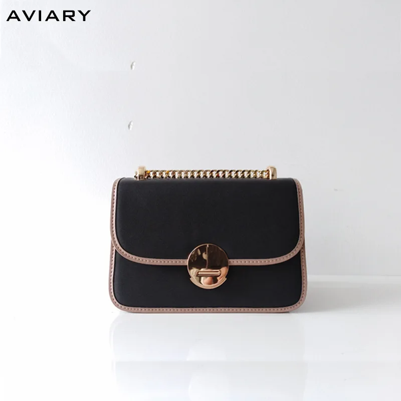 

2019 New Style Summer WOMEN'S Fashion Handbag Versatile Solid Color Simple Japanese Korean of Chain Shoulder Oblique Square Slin