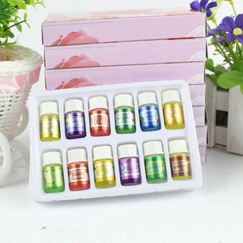 

12 Scent 3ml Aromatherapy Essential Oils Kit For Humidifier Water-soluble Aroma Set Plant water soluble colored aromatherapy oil