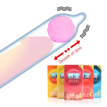 Perles vibrantes préservatif pour hommes pénis Extender balle réutilisable Dick manchon produits intimes tête d'attachement conseils sur le Massage du pénis