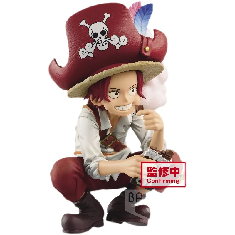 9 см BANDAI ONE PIECE DXF Grand Line Shanks Action ПВХ Коллекционная модель игрушки Аниме Фигурки для