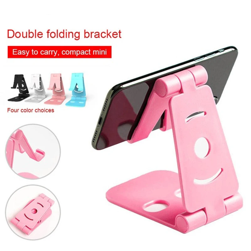 

Stands Mobile Phone Holder Bracket Folding Mobile Phone Stand Desktop Lazy Flat Stand For Tablet IPhone