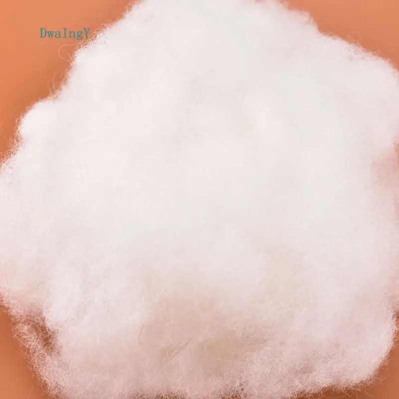 Pillow Filling Material Polyester Filler DwaIngY 100g /Package 15D High Elastic Cotton Doll Toys Polyester Filled Cotton Environmental Protection