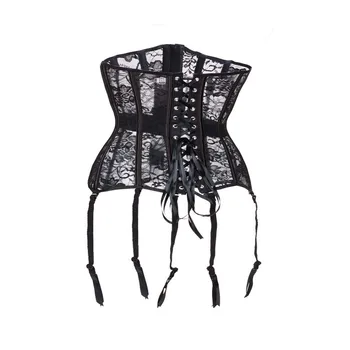 

Lace Mid-sleeve Chest Corset Waist Trainer Reducing and Shaping Girdles Tight Stomach Slimming Belt Shapewear Body Shaper