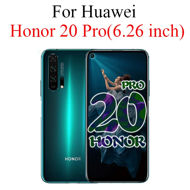 For Honor 20 Pro Защитный Стекло на huawei Honor 20 Pro Lite Броня защитное стекло Защита для Huewei Xonor V закаленное вид Экран протектор - Цвет: For Honor 20 Pro