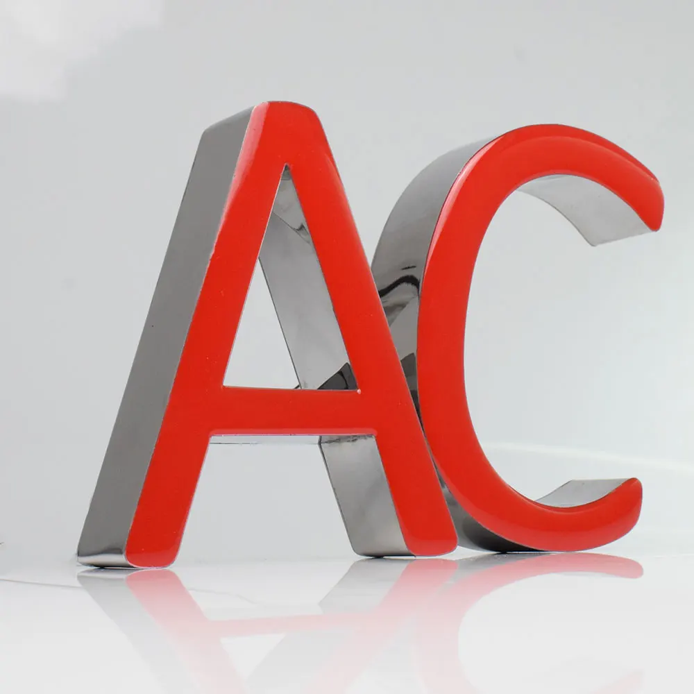 

Custom 3D Led Epoxy Resin Letters Sign Logo Frontlit Metal Advertising Signage Stainless Steel Channel Letter Enseigne Lumineuse