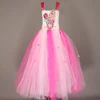 Ice Cream Sweet Candy Girls Tutu Dress with Hair Bows Kids Birthday Tutu Costume Pageant Princess Gown Dress Lollipop Dress (4)