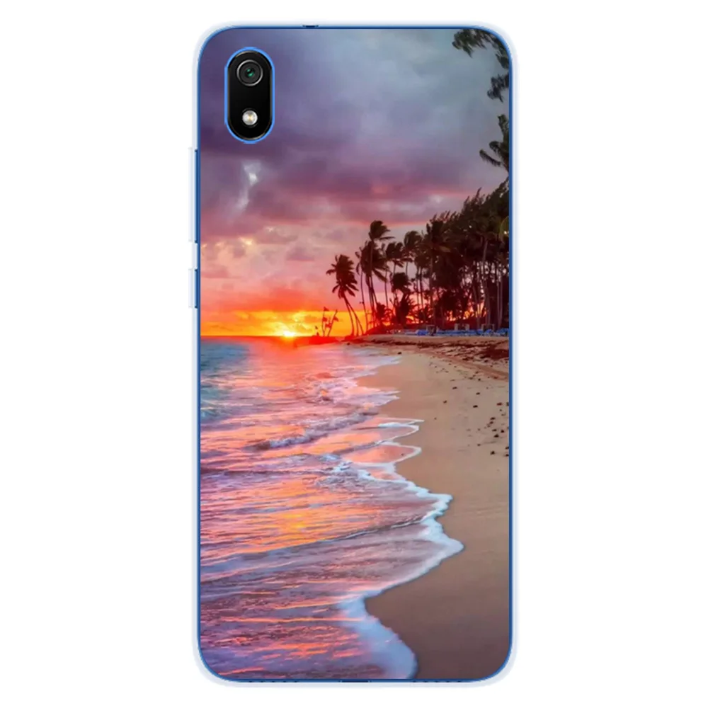 Милый художественный чехол Coque для Xiaomi Redmi 7 7a Новинка Цветы Силиконовый чехол для телефона Xiaomi Redmi 7A Redmi 7a задняя крышка Fundas - Цвет: Case 112