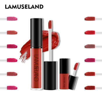 

12 Colors Waterproof Long-Lasting Matte Liquid Lipstick Lip Gloss Makeup Brand LAMUSELAND #LA02