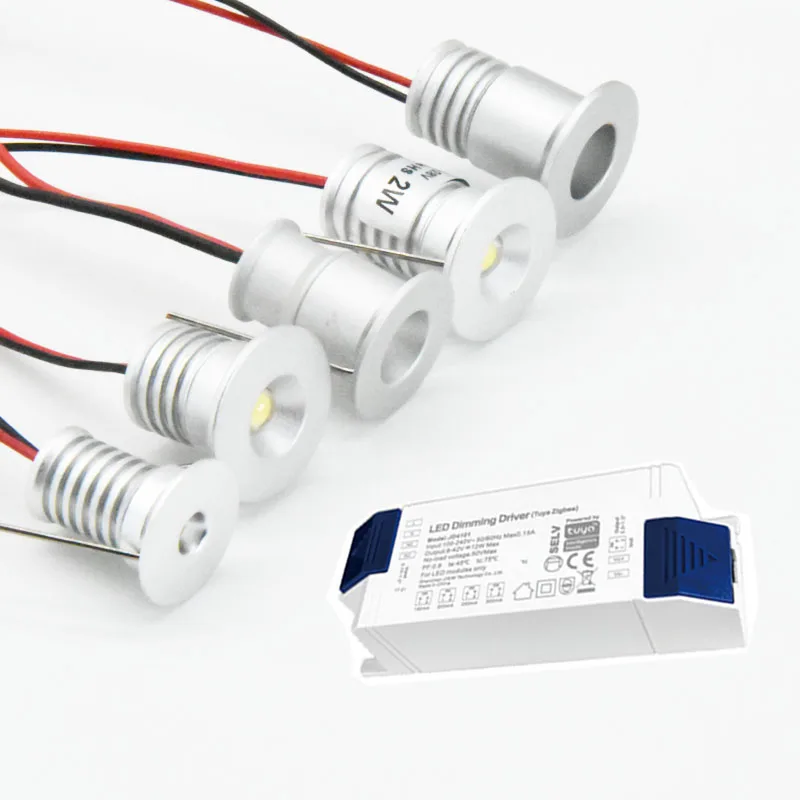 Миниатюрный Точечный светильник + Трансформатор Tuya Zigbee лампа направленного