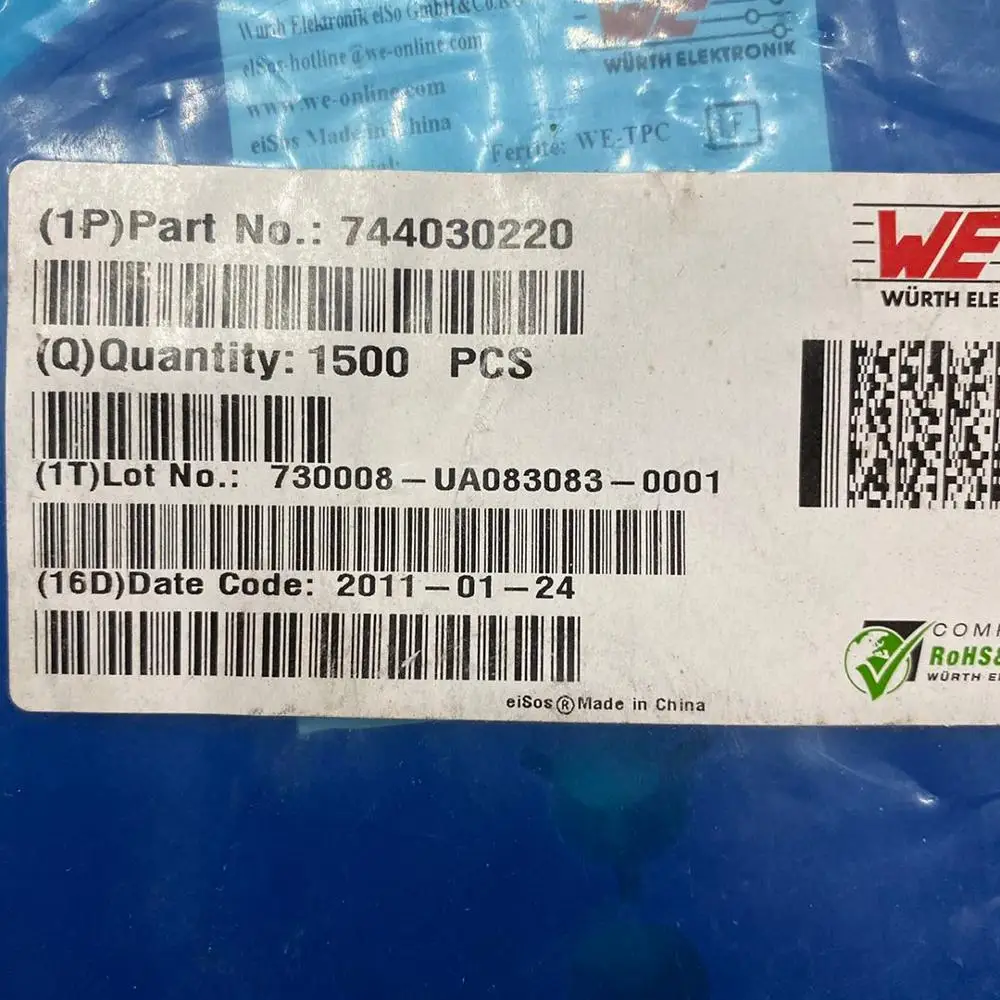 

50PCS 744030220 SMD fixed magnetic screen power inductor 3.5X3.3X0.95MM 22UH high current 0.25A