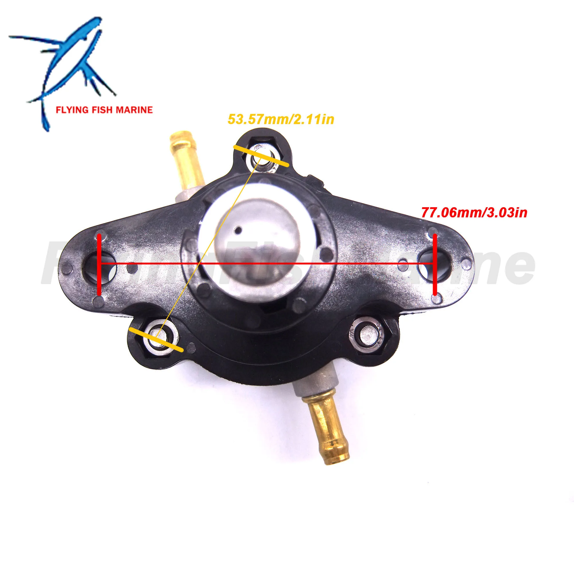 Подвесной топливный насос двигателя в сборе 68V-24410-00 для Yamaha F75 F80 F90 F100 F115 LF115 лодочный мотор