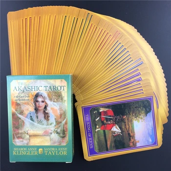 

The Akashic Tarot Cards Oracle Guidance Divination Fate Tarot Deck Board Games English Party Playing Card Games
