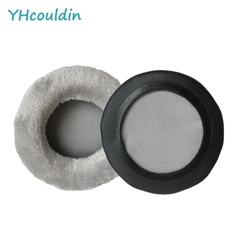 YHcouldin Velvet Ear Pads for Sennheiser HD540 HD540II Headphones Replacement Ear Cushions Soft Black and Grey Earpads Cover